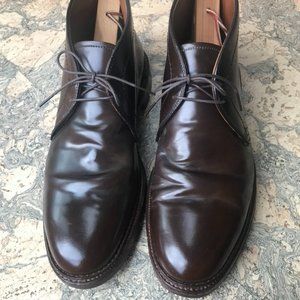 Men's Alden Shell Cordovan Chukka in Walnut